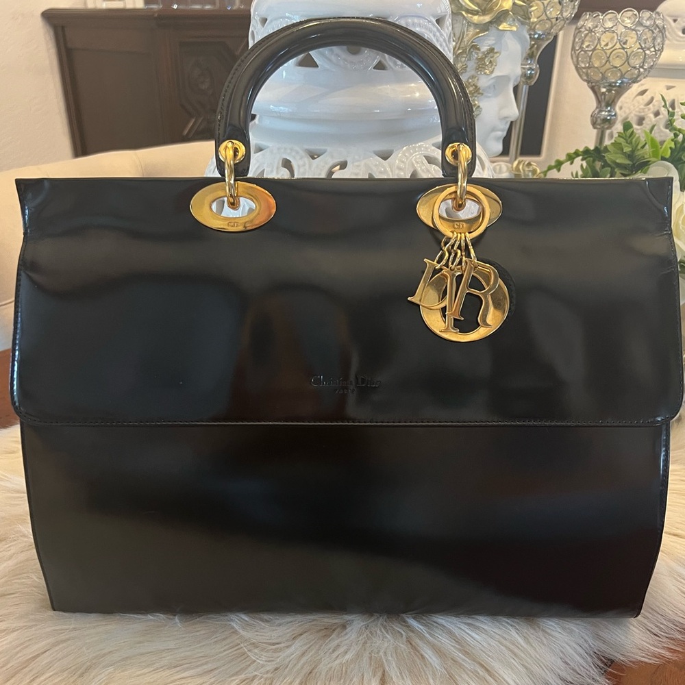 EUC LADY DIOR FLAP SATCHEL❤️